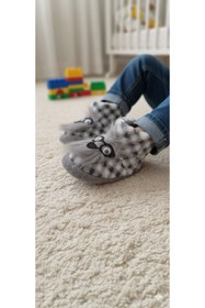 Resim DB Çocuk Cırtlı Anaokulu, Kreş, Ev Kaymaz Taban Panduf, Ayakkabı 