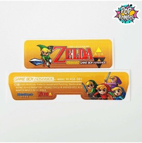 Resim Nintendo Gameboy Advance Arka Yapıştırma The Legend Of Zelda Gba Back Tag Sticker Model 09 