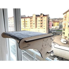 Resim Cama Asılan Vantuzlu Kedi Yatağı 