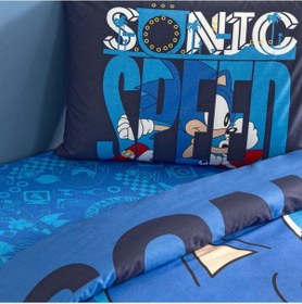 Resim Taç Lisanslı Sonic Classic Pamuk Tek Kişilik Nevresim Takımı 000000001000049039 Çok Renkli 