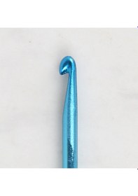 Resim Abarta 4,5mm Renkli Metal Gagalı Örgü Şiş Tunus Tığ 25cm- Mavi 1 Adet 