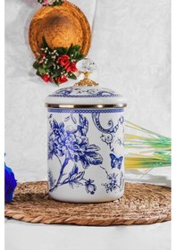 Resim Blukvn-8324-3 Miss Betty 15 Cm Emaye Büyük Boy Kavanoz 001 