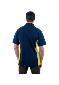 Resim Şensel, Polo Yaka Tişört, Lacivert-Sarı -136E2769- Tshirt 