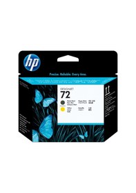 Resim HP 72 C9384A Mat Siyah ve Sarı DesignJet Baskı Kafası 