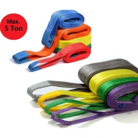 Resim Kafenn Polyester Sapan Halat 5 Ton 10 mt 