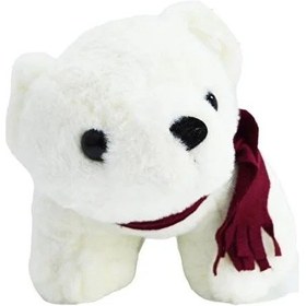 Resim 30 Cm Peluş Oyuncak Kutup Ayısı Beyaz 