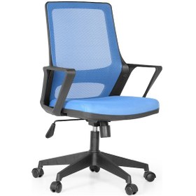 Resim Uzay Ofis Delta Fileli Şef Koltuğu- Mavi 