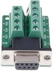 Resim Alkatronik Db9 To Dip Adaptör Dişi 9 Pin Rs232 Port Klemens Çevirici Uyumlu 