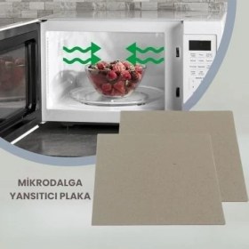 Resim Mikrodalga Fırın Kesilebilir Yansıtıcı Plaka, 13 x 16 cm 2 Adet,, Termikel, ile Uyumlu 