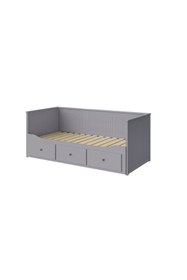 Resim IKEA Hemnes Gri Divan 80x200 Cm Divan Ve Saklama Alanı 