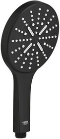 Resim Grohe El Duşu 3 Akışlı 13 cm SmartActive Phantom Black - 22127KF0 