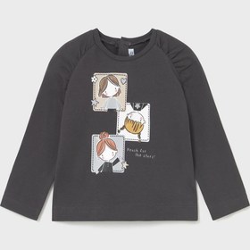 Resim MAYORAL Kız Bebek Sweatshirt Siyah 