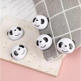 Resim Ozn Aksesuar Sevimli Panda Desen Yorgan Kılıfı Tutucu 6 Adet Plastik Sabitleyici Yastık Örtü Düzenleyici 