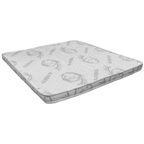 Resim Bambu Konforlu 120x120 Oyun Alanına Uygun Sünger Oyun Parkı Oyun Alanı Bebek Yatağı Beyaz 