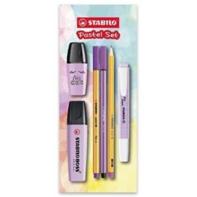 Resim Stabilo Fosforlu Kalem Tek Renk Pastel Set 6 Lı Lila 70/155-6 