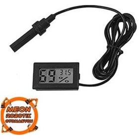 Resim Dijital Ekran Sıcaklık Nem Ölçer - Termometre Higrometre Kulaçka 