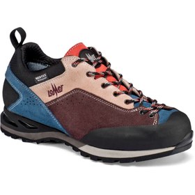 Resim Lomer Italy Badia II MTX Suede Waterproof Vibram Süet Deri Kadın Ayakkabı Borgogna/Baltic Yeni Sezon 