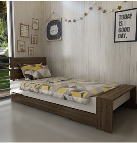 Resim Evbingo İdeal Yavrulu Karyola Tek Kişilik 90x190 Montessori Karyola U30-3 