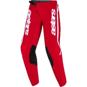 Resim Alpinestars Fluid Apex Kros Motosiklet Pantolonu Kırmızı Beyaz 