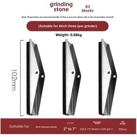 Resim Gebibd 3 Ayaraklı Silindir Taşlama Makinesi - 4 İnç Taş, Verimli Zımparalama Ve Parlatma Aracı 
