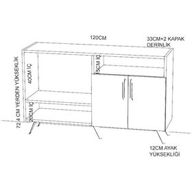 Resim abant ev-ofis dosya dolabı Beyaz 