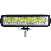 Resim Aubyhe 30w 6 Led 6000k Ip68 Su Geçirmez Spot Işığı, 9-30v Dc, Aluminyum Gövde, 50.000 Saat Ömür Siyah, 1 Adet 
