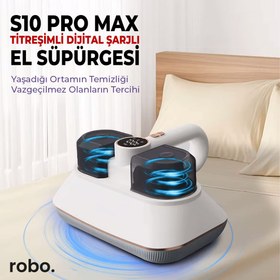 Resim robo S10 Pro Max Titreşimli Dijital El Süpürgesi 