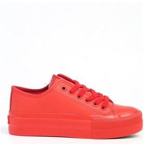 Resim Benetton Bn-31131 - 3114 Kirmizi - Kadın Spor Ayakkabı 001 