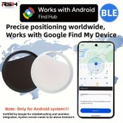 Resim HAVEDEER Android Akıllı Takip Etiketi - Google Find My Device Uyumlu, Dünya Çapında Hassas Konum Bulma, Kablosuz Düşük Enerji Tüketimli Kayıp Önleyici Anahtarlar, Çantalar ve Evcil Hayvanlar için Anti-Kayıp Bulucu (CR2032 Pil Dahil), Android Telefon için Pet Takipçisi 