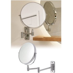 Resim Makyaj Aynası Krom Duvar Aynası Çift Taraflı Büyüteçli MB024 