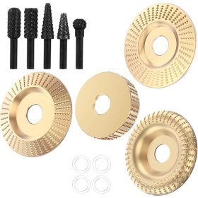 Resim Ahşap Oyma Diski Seti, 13 Adet, Açılı Taşlama Makinesi, Ahşap Taşlama Taşlama, Süpürge, Parlatma, Döner Alet Aksesuarları 