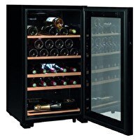 Resim La Sommeliere SLS32DZ Siyah 32 Şişe Kapasiteli Şarap Dolabı 