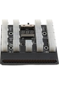 Resim Atx 6 Pın Breakout Board Adaptörü Güç Kaynağı Led Kesme Panosu 12 Port 