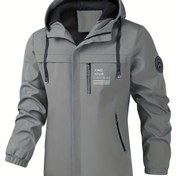 Resim Erkekler için [Popüler Seçim] Rahat Rüzgarlık Ceket - Hafif, Polyester, Fermuarlı Cepli, Elastik Manşetli ve Etekli, Bahar & Sonbahar Dış Aktiviteler için Makinede Yıkanabilir 