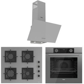 Resim Ferre Fryart SC Serisi Gri 3'lü Ankastre Ankastre Set XE63CPR-SC208-D088 