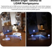 Resim Roborock Yapay Zekalı- 22.000 Pa Emiş Gücü Ufak Eşyaları Toplayan ULTRA PPREMİUM Saros Z70 Robot Süpürge 