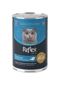 Resim Reflex Plus Karışıkyetişkin Kedi Konservesi 400 Gr 20 Adet 