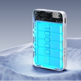 Resim Magsafe Mıknatıslı Wireless Powerbank Benks MP08 (Havayolu Protokollerine Uygun) 10.000mAh Kapasite 