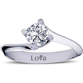 Resim Lova H Renk 0,60 Karat Pırlanta Tektaş Yüzük 