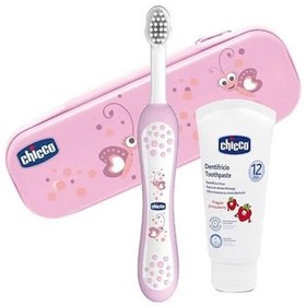Resim Chicco Diş Fırça Seti Pembe 