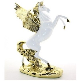 Resim 9076389397032drvs - Polyester Şahlanan Kanatlı At Figürü 