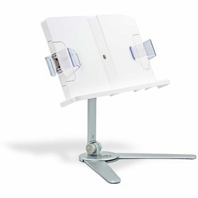 Resim NPO STD007 Okuma Açısı Ayarlı Koruma Kıskkaçlı Alüminyum&ABS Kitap\u002FTablet\u002FDergi Standı Modern Rahle 