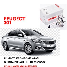 Resim PEUGEOT 301 2012-2021 ARASI ÖN KISA FAR AMPÜLÜ H7 55W BOSCH 
