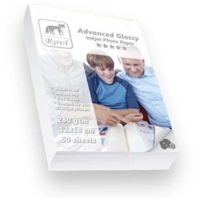 Resim Rovi Advanced Parlak Fotoğraf Kağıdı - 280Gsm - 50Yp - 13X18cm 