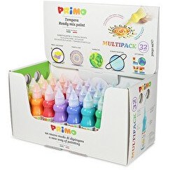 Resim Primo Okul Seti Şişe Poster Boya 8 Renk 32x50 ML 