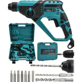 Resim Assur 250W 2 Kademeli Bakır Sargılı Darbeli Kırıcı Delici Hilti 