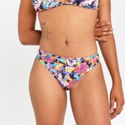 Resim Kadın Standart Kesim Bikini Altı - Pembe - Desenli - NINA 