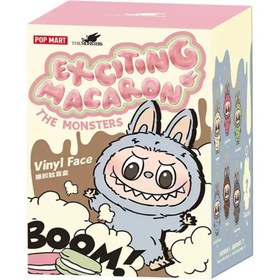 Resim Choice Labubu Canavarlar Kalp Atışı Makaron Emaye Yüz Kör Kutu Pvc Heykelcik Masa Üstü Süsü Kawaii... 