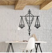 Resim Adalet Terazisi Metal Ev Ofis Duvar Süs Hediye Tablo 