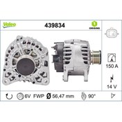 Resim Valeo ALTERNATOR 14V 150 A KASNAKLI K9K CAPTUR CLIO IV KANGOO SCENIC III DOKKER DUSTER LODGY LOGAN II S 